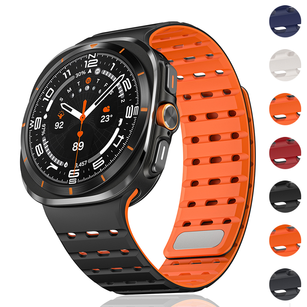 Samsung Smartwatch Ultra Accessories - Pulseira de Silicone Magnético Macio para