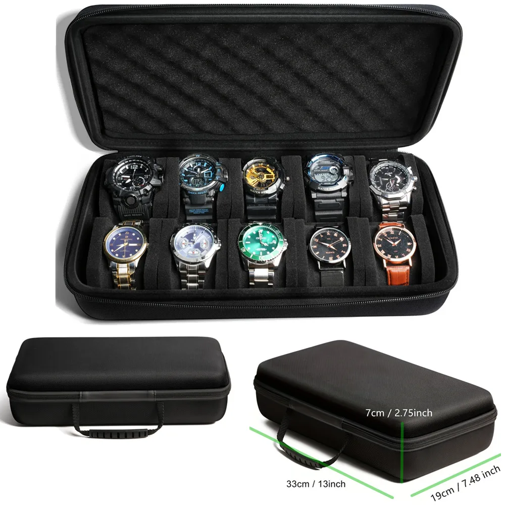 Smartwatch Id - 10 slots caixa de relógio organizador