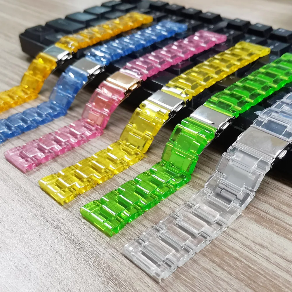 Titan Smartwatch Accessories - Pulseira glaciar transparente para samsung galaxy