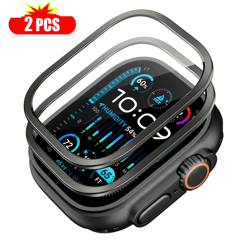 Watch Face Protector - 2 pçs vidro temperado para apple