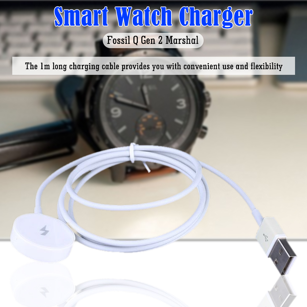 Fossil Smartwatch Accessories - Carregador Magnético de 1m para Smartwatch