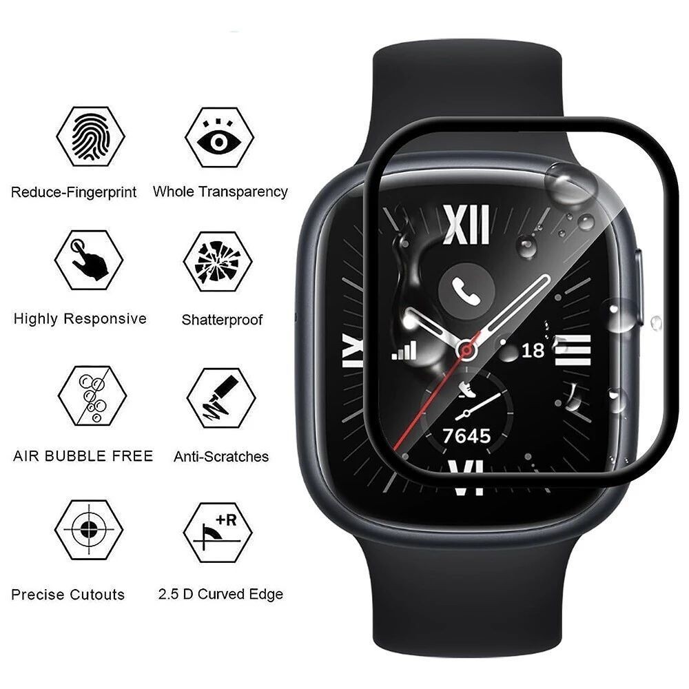 1-5PCS Película TPU Macia para - Watch Face Protector avaliação e preço