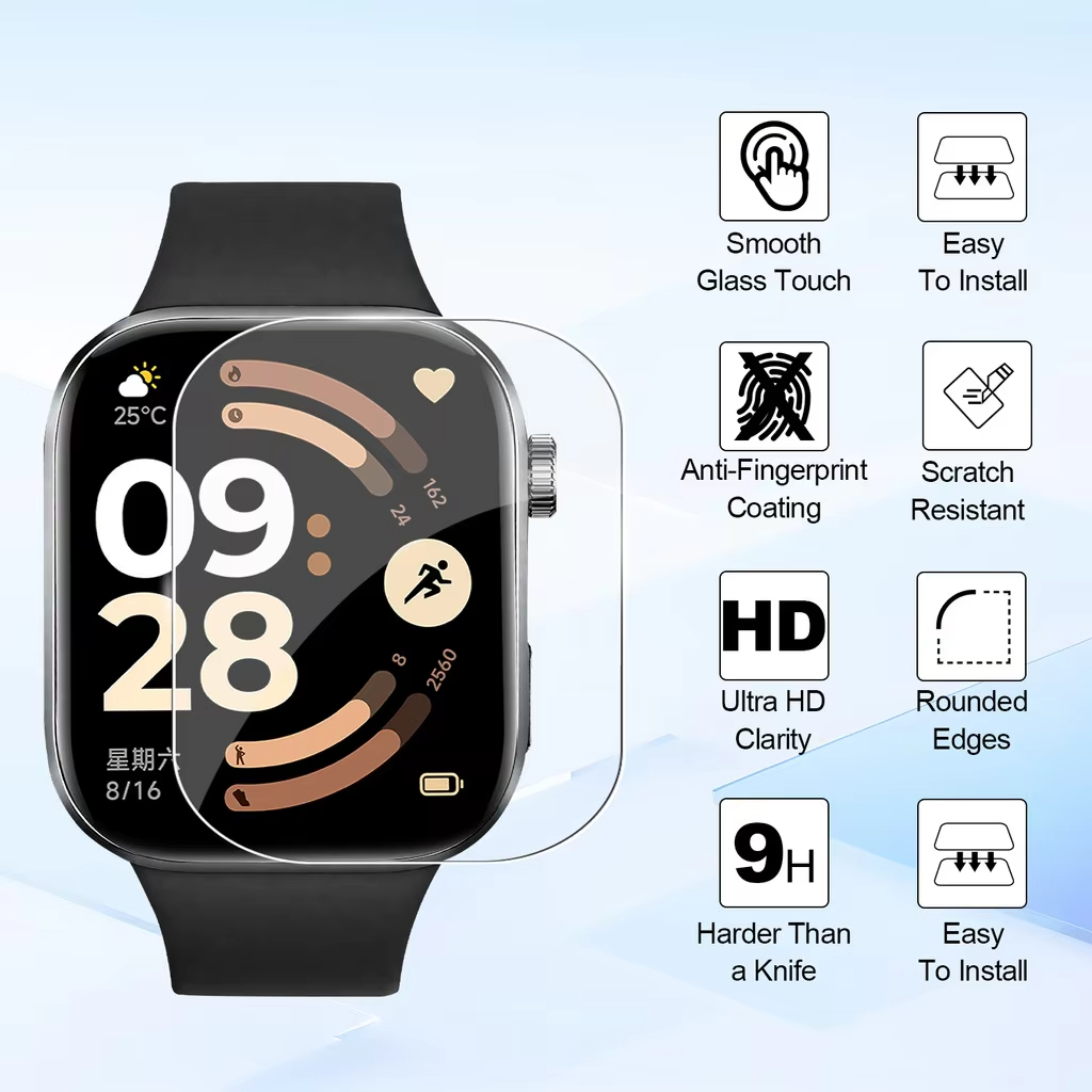 1-5 Peças de Película Protetor - Smartwatch Watch Accessories avaliação e preço