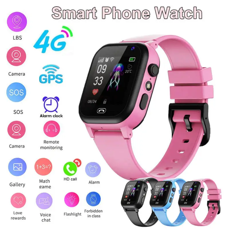 4g crianças relógio inteligent - Smartwatch Id avaliação e preço