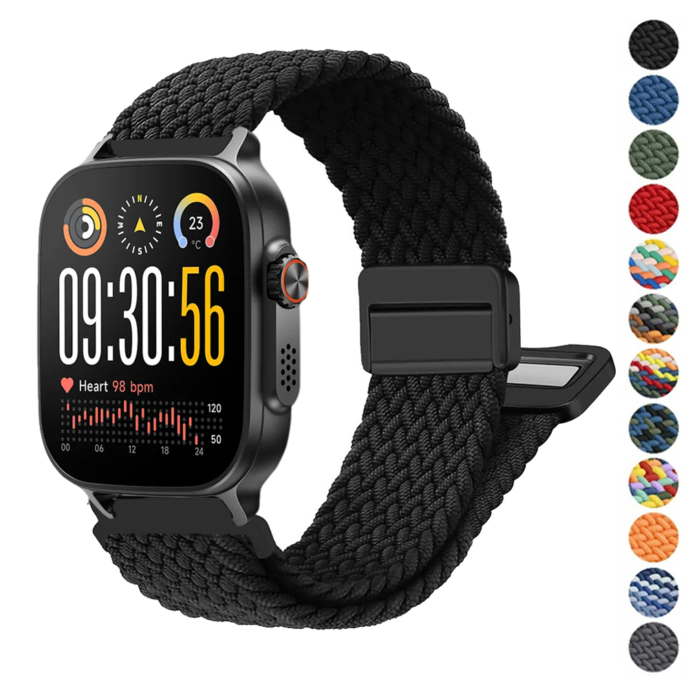 Pulseiras Magnéticas Trançadas - Smartwatch Watch Accessories For Women avaliação e preço