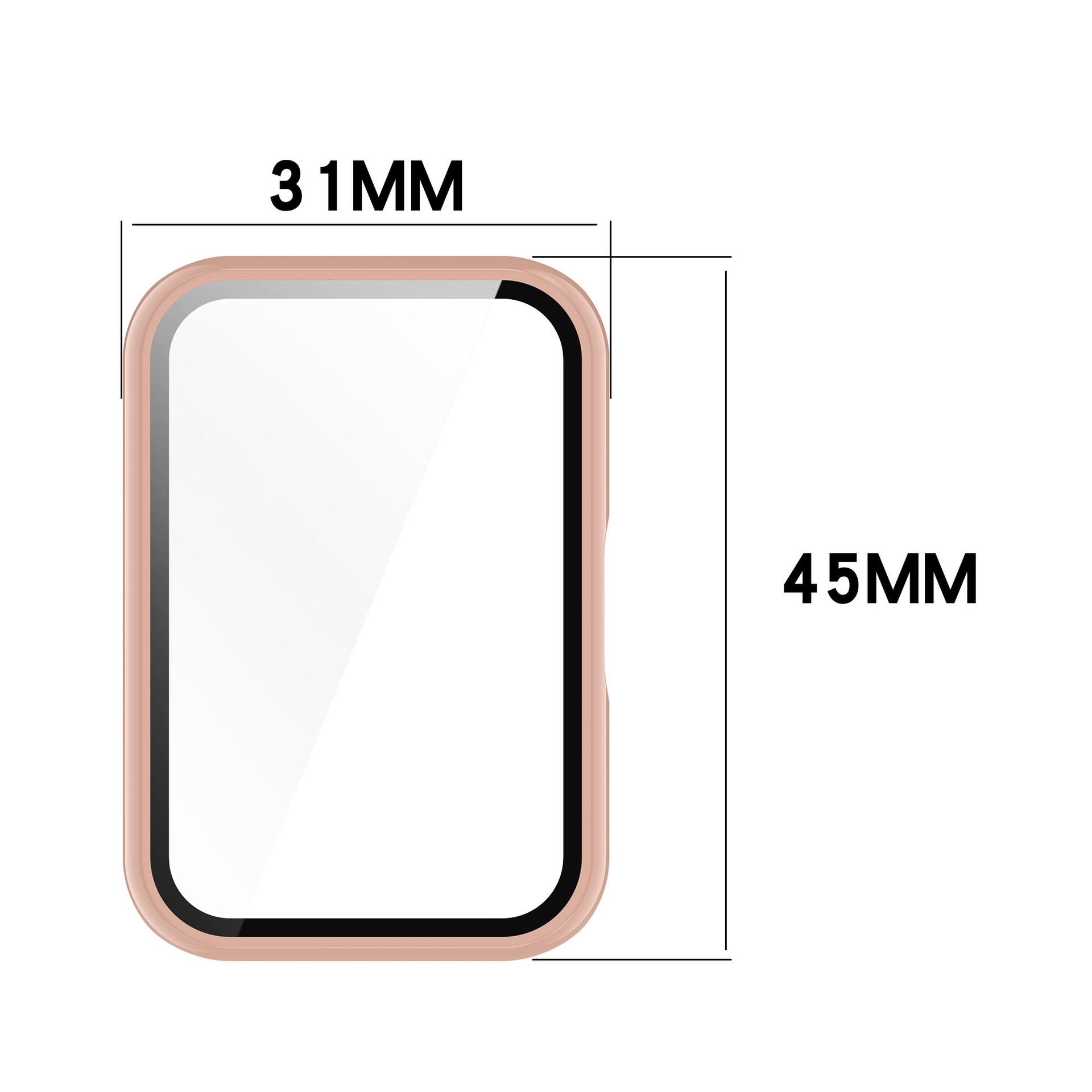 Capa de vidro para samsung gal - Smartwatch Watch Accessories For Women avaliação e preço