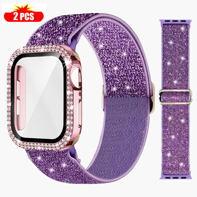 Banda + capa para apple watch  - Smartwatch Watch Accessories For Women avaliação e preço