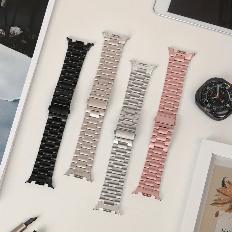 Pulseira de aço inoxidável par - Titan Smartwatch Accessories avaliação e preço
