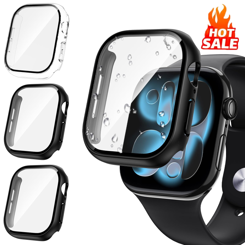 3 pçs vidro + capa para apple  - Apple Smartwatch Accessories avaliação e preço