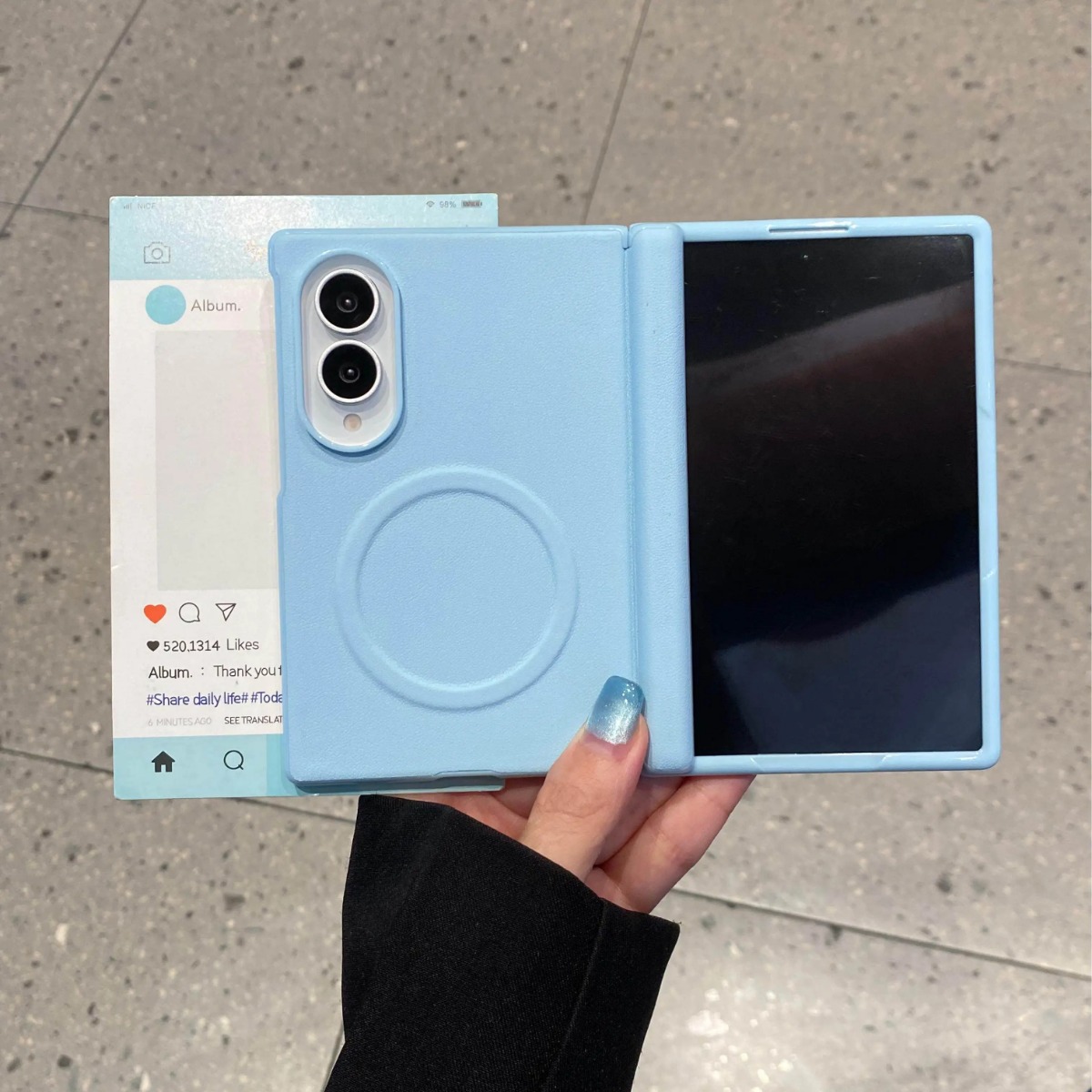 Capa de Couro Fosco Cor Candy  - Screen Protector Film avaliação e preço