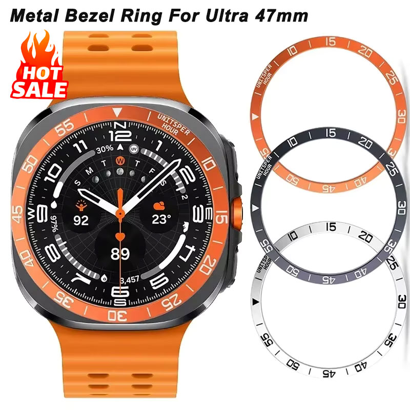 Capa de metal moldura anel cas - Samsung Smartwatch Ultra Accessories avaliação e preço