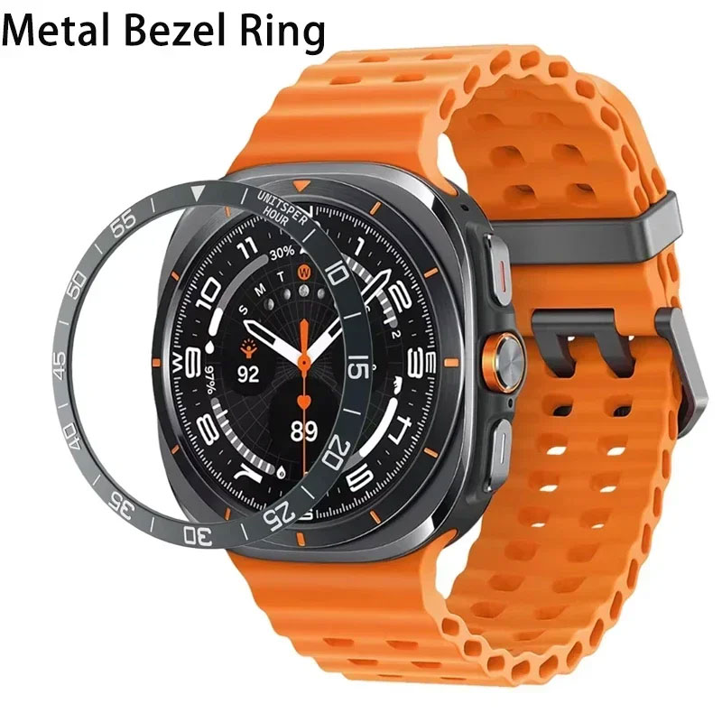 Capa de metal moldura anel cas - Samsung Smartwatch Ultra Accessories avaliação e preço