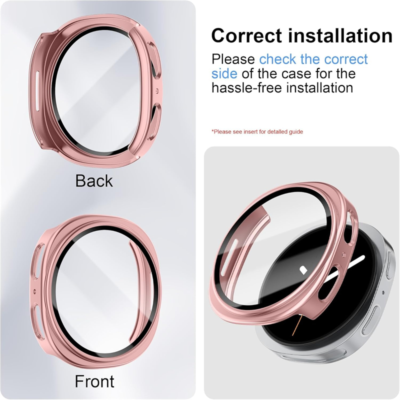Vidro temperado + capa para ac - Samsung Smartwatch Accessories avaliação e preço