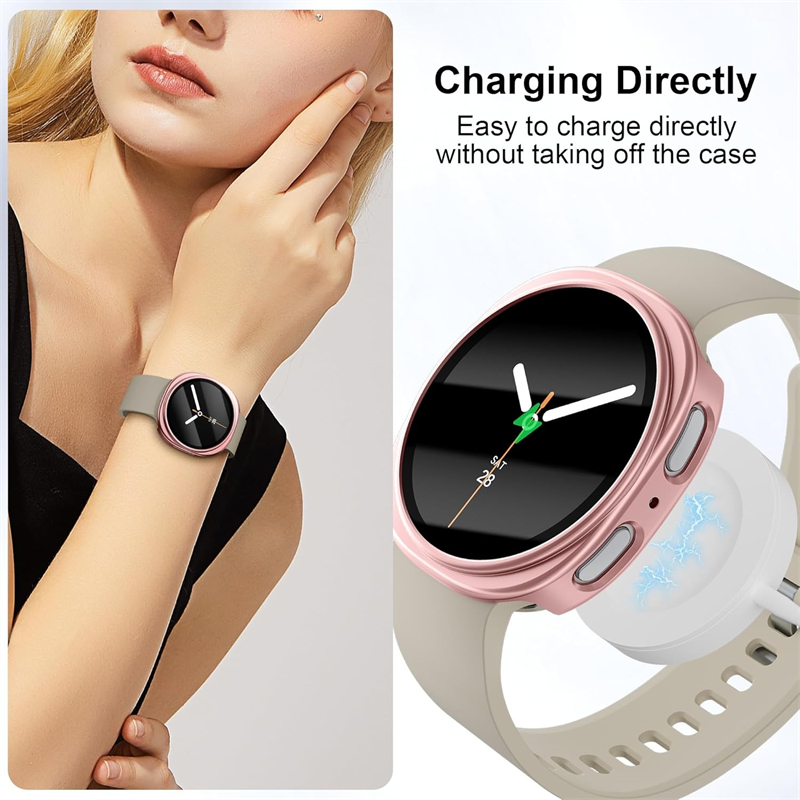 Vidro temperado + capa para ac - Samsung Smartwatch Accessories avaliação e preço